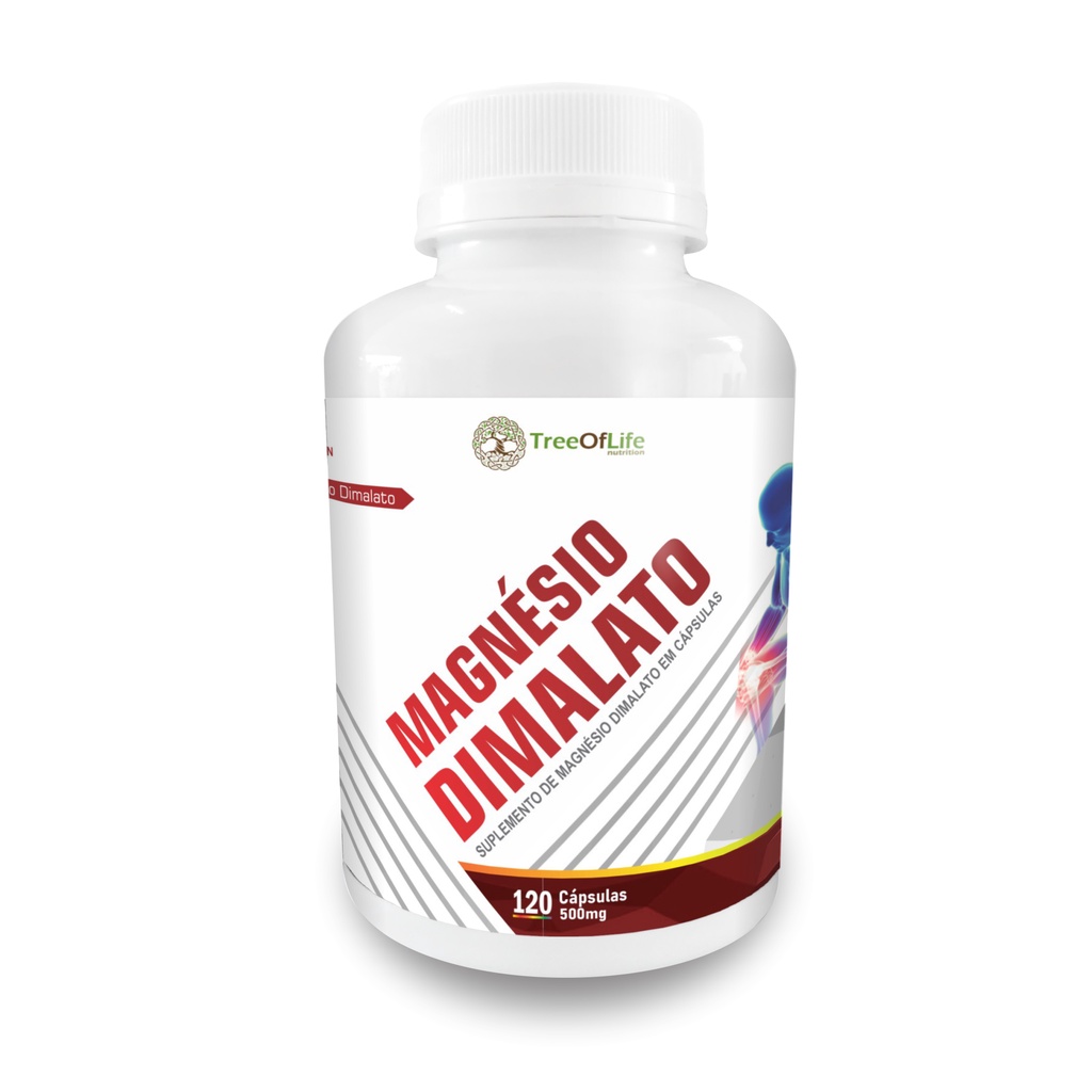 Magnesio Dimalato Original 120 Capsulas 500mg