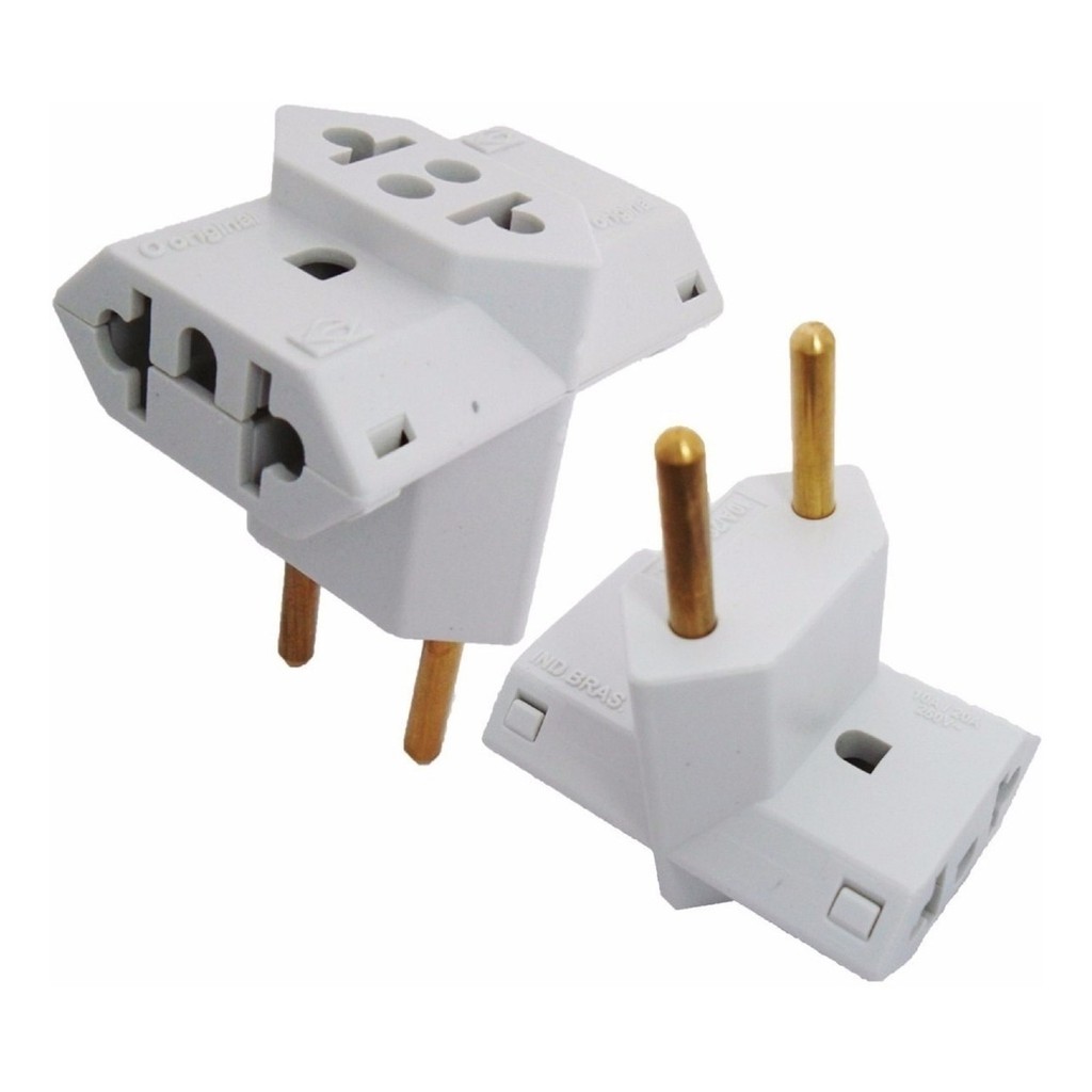Adaptador Tomada Padrão Novo Antigo Benjamin T 10/20 Amperes Produto a Pronta Entrega em Oferta na Shopee