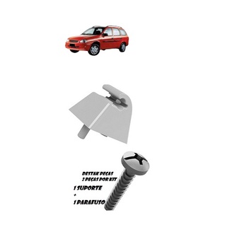 Kit do Suporte do Quebra Sol Cinza Claro Chevrolet Chevrolet Corsa Wagon 1997 1998 1999 2000 2001