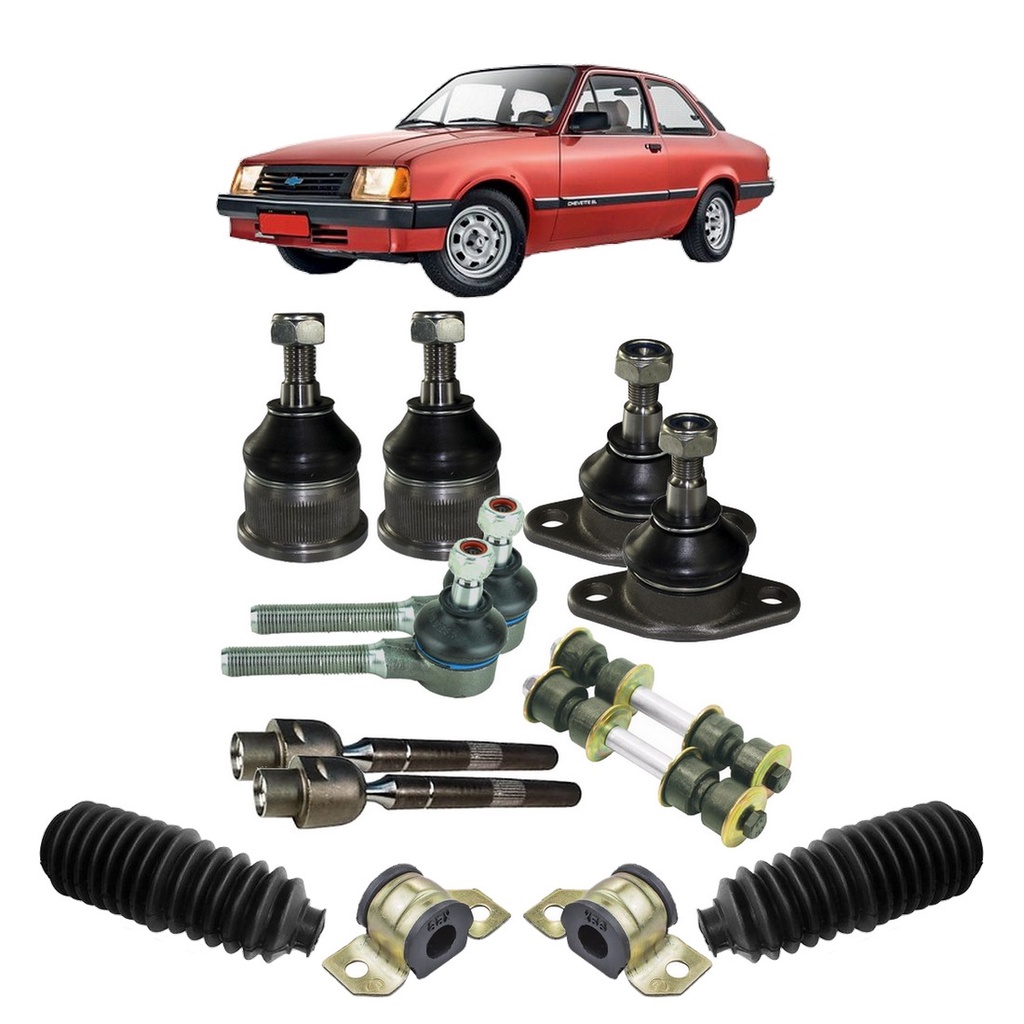 Kit Pivô Chevette 1993 Terminal Bieleta Barra Axial Coifa