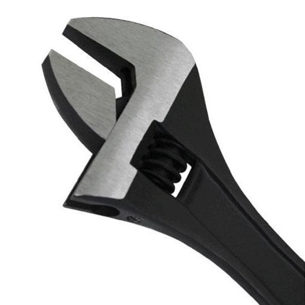 Chave Inglesa Lotus Plus Preta Ajustável 10" Polegadas 25cm em Aço Carbono Fosfatizado