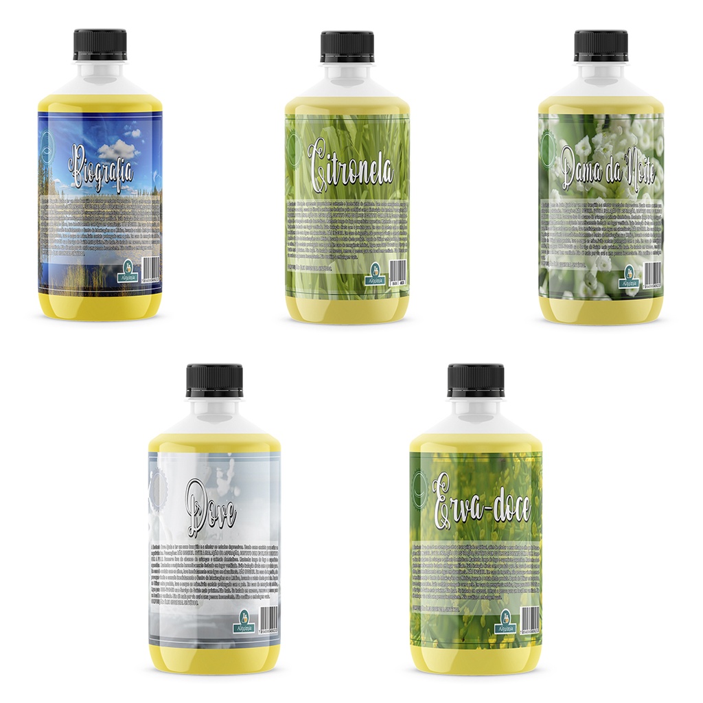 5 Base Para Desinfetante Concentrado Faz 500 Litros