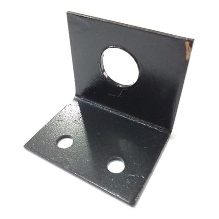 01 Suporte Antena P/ Rádio Vhf Uhf Px Aluminio 46mm X 38mm