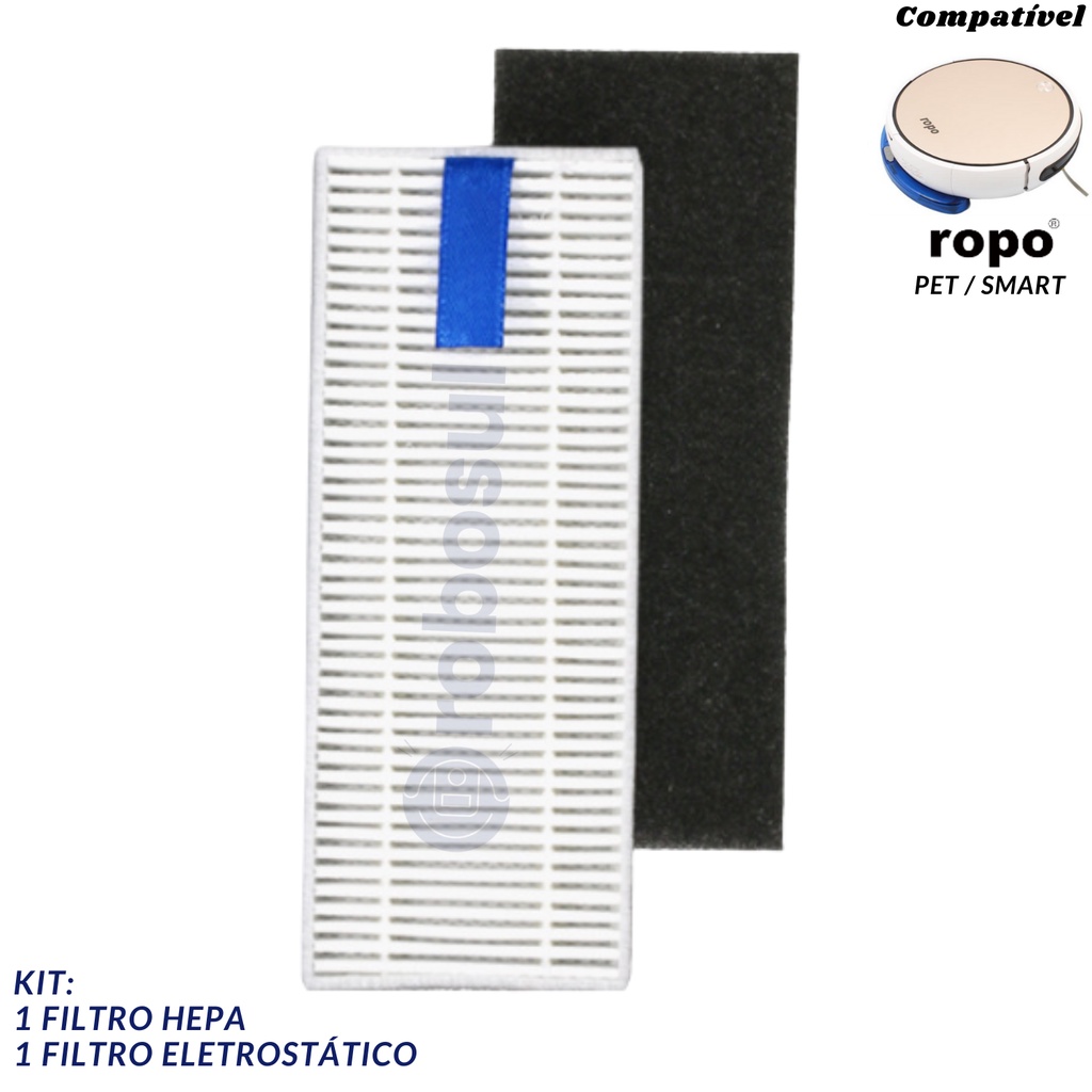 Filtro Para Robô Aspirador Ropo Pet e Ropo Smart