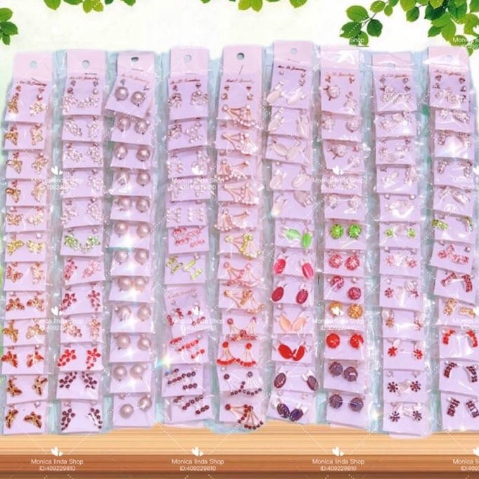 Kit 30 Pares de Brincos / Cartelinhas com 10 Pares Cada a pronto entrega em Oferta na Shopee