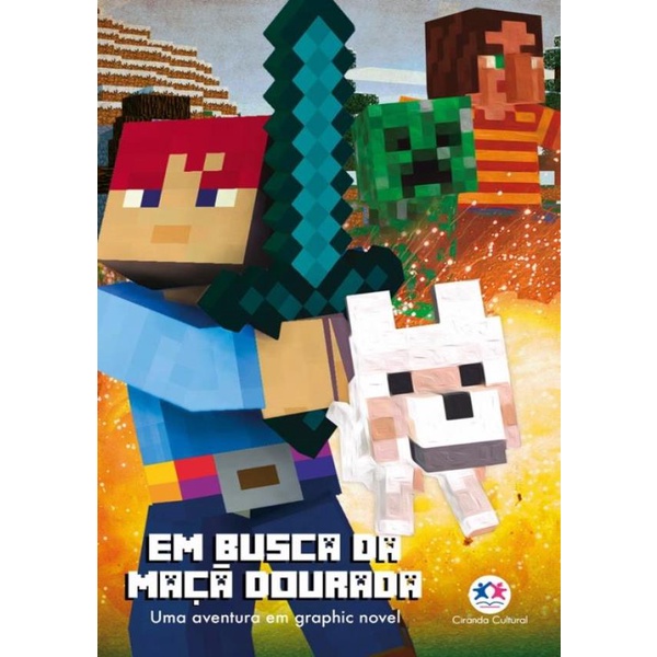Livro - Minecraft - Livro 01 - Em Busca Da Maca Dourada