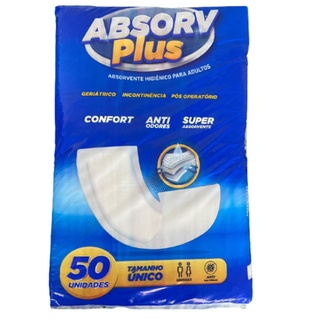 Absorvente Geriátrico Absorv Plus c/50 unidades Pós Parto