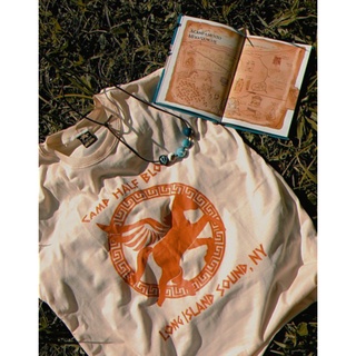 Camiseta Acampamento Meio-Sangue (Off White)