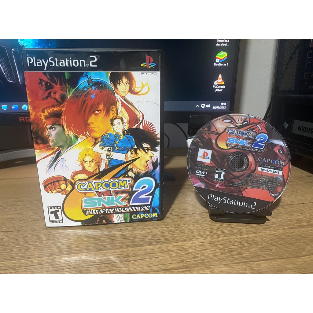 Capcom vs SNK 2 Mark of the Millennium 2001 para PS2 - Desconto no Preço