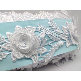 Renda De Guipir 3d Bordada Alto Relevo Véu Decoração Artesanato 3d2 em Oferta na Shopee