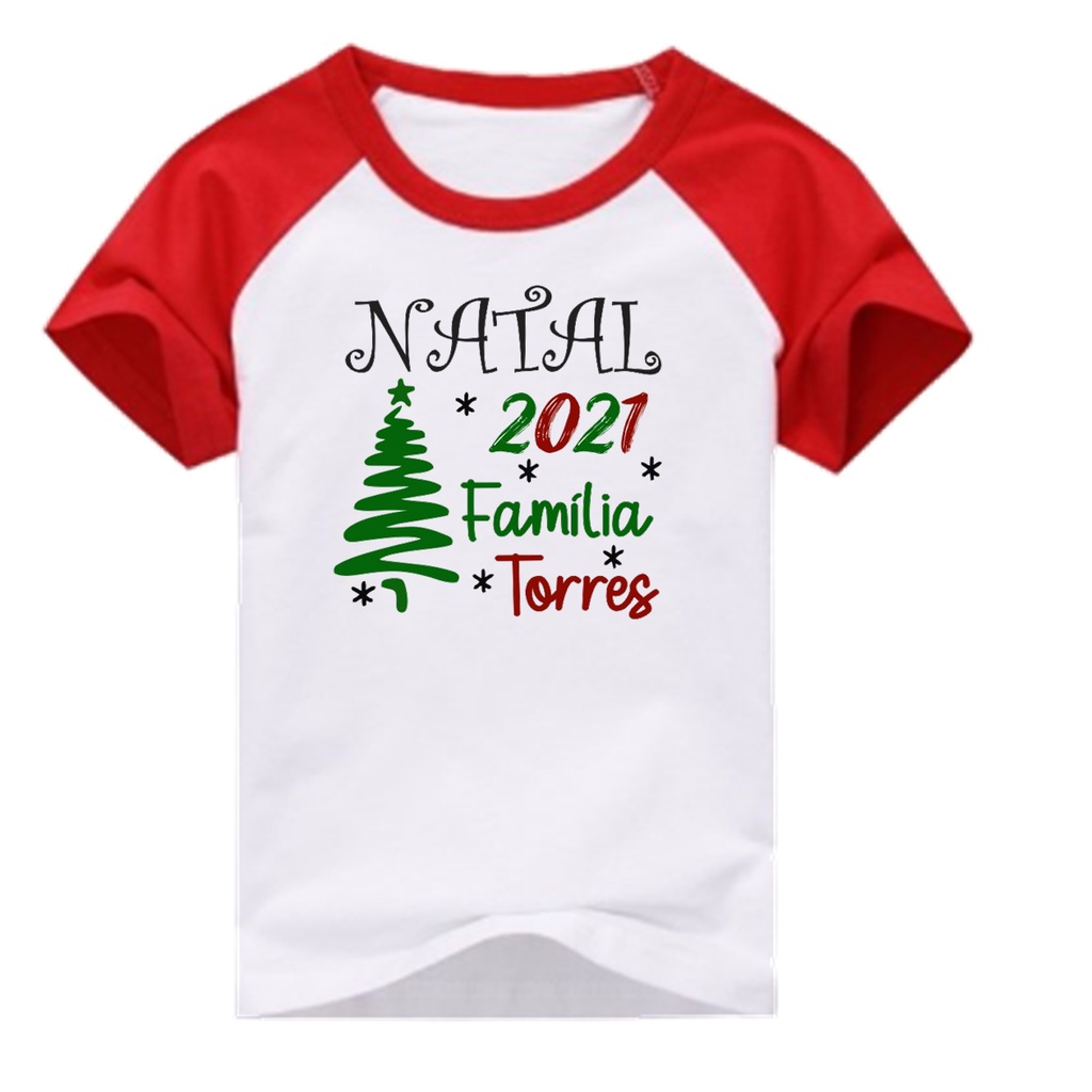 Camiseta-Natal-em-Família-kit-com-6-camisetas | Shopee Brasil