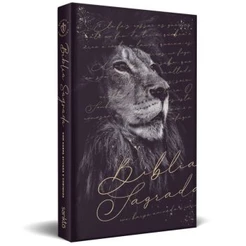 Bíblia Sagrada | ARC | Harpa | Letra normal | Capa Dura | Leão Refúgio