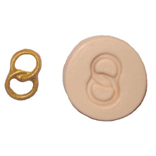 Molde de silicone Aliança - Biscuit, Resina, Pastas e etc... (M174) em Oferta na Shopee