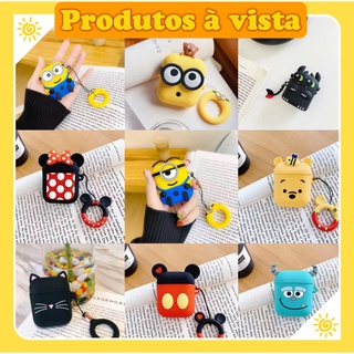 Capa Protetora De Fone De Ouvido Com Desenho Para Airpods 1/2 Pro