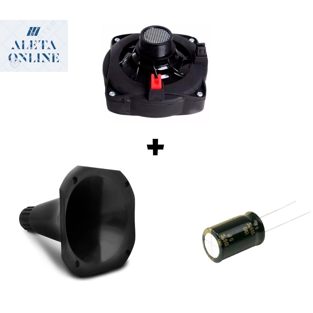 Drive Corneta Unlike Und 400 100w + Corneta Curta +capacitor - Spare Parts and Accessories for Vehicles