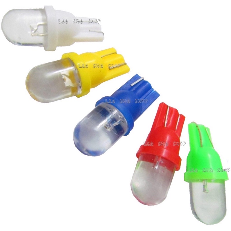Lâmpada automotiva T10 led pingão farolete teto luz de placa - unidade em Oferta na Shopee