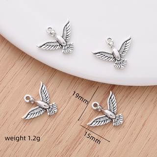 20 Pcs Requintado Moda Encantos Pombo Para Fazer Jóias DIY Suprimentos Acessórios Pingente De Colar Brinco Das Mulheres