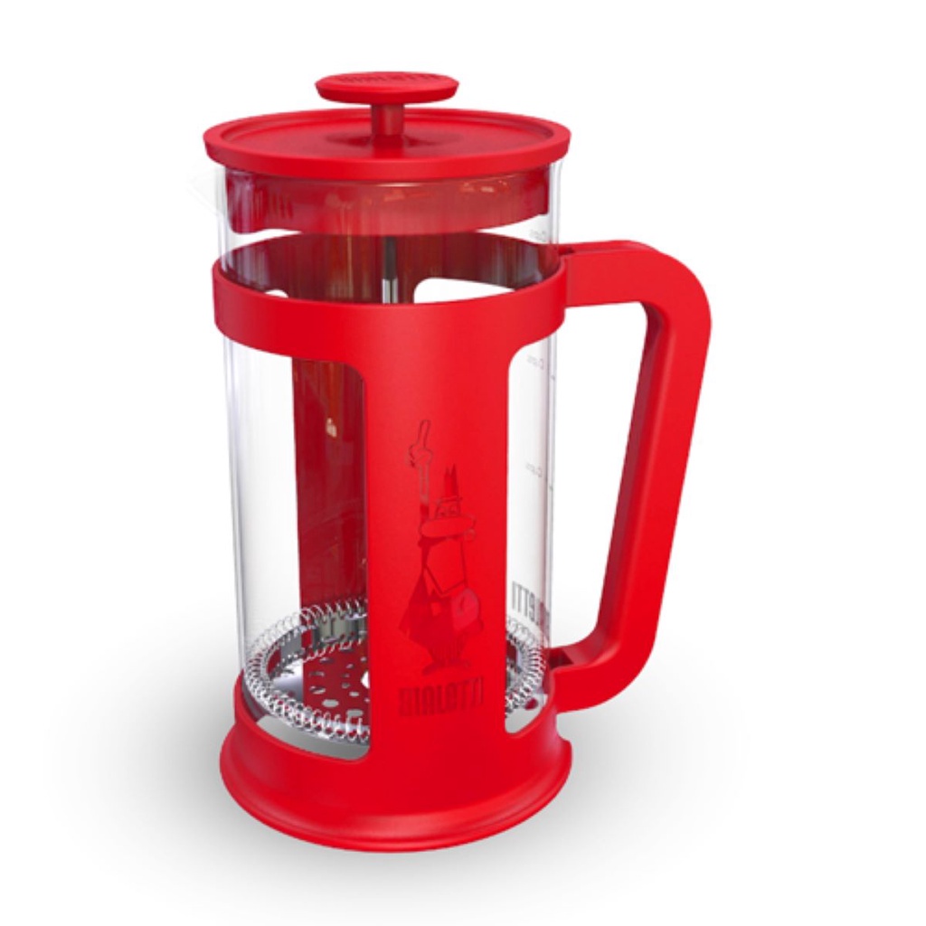 Cafeteira Prensa Francesa French Press Vermelha Bialetti 1L Shopee Brasil