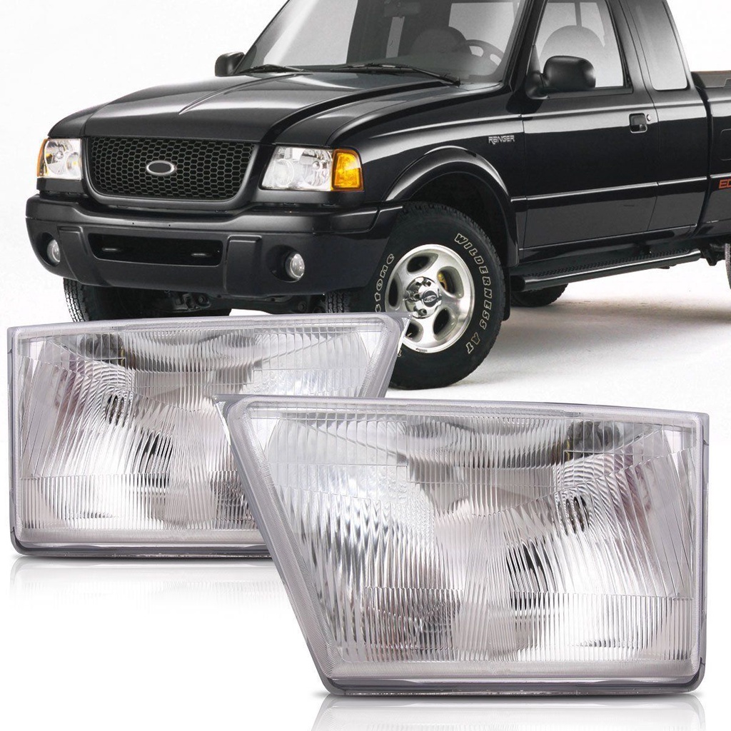 Par Farol Ranger 98 99 2000 2001 2002 2003 2004 Cromado - Spare Parts and Accessories for Vehicles