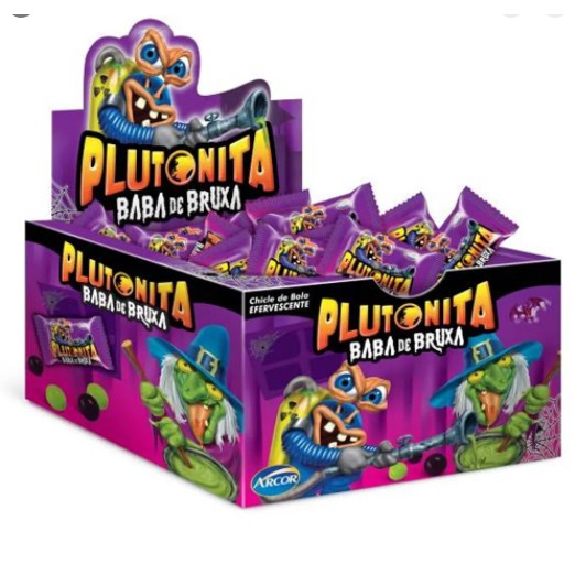 Halloween Chiclete Plutonita Baba De Bruxa 200g