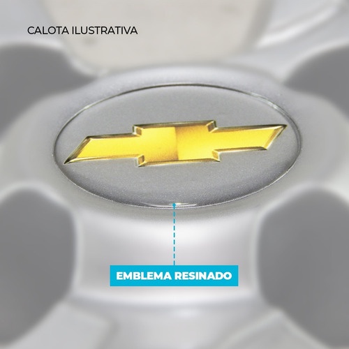 Detalhes do Calota Aro 15 Gm Onix Prisma 2013 2014 2015 2016 Prata