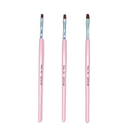 Pincel para Unhas em Gel Acrigel 3 tamanhos