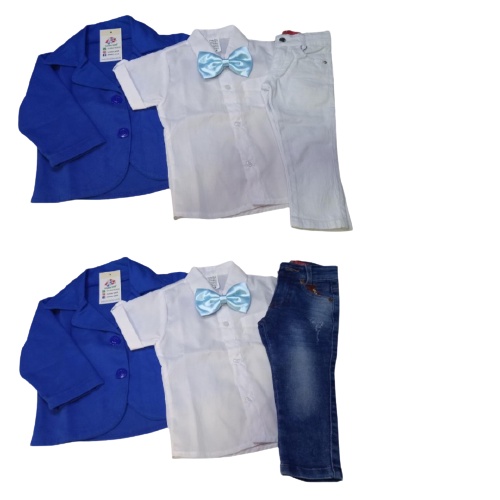 CONJUNTO FESTA CASAMENTO MENINO GRAVATA BLAZER BATIZADO