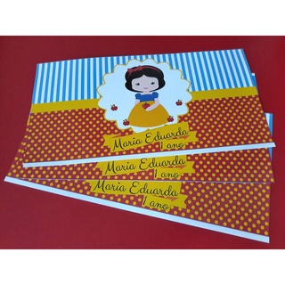 Rótulo Adesivo Personalizado Para Cofrinho 6x10cm - Medida do Adesivo: 20x10cm