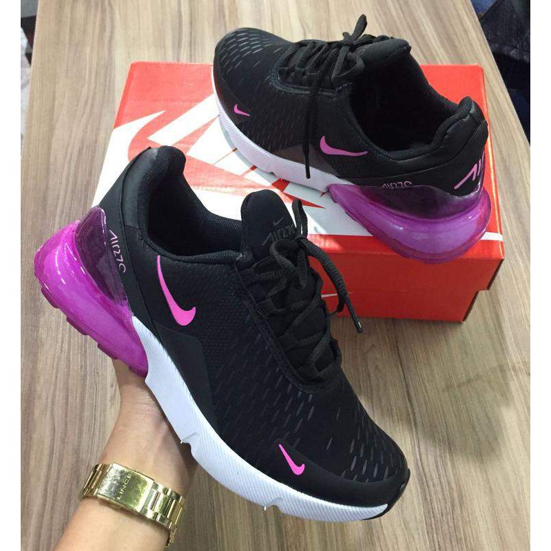 tênis nike feminino preto com rosa