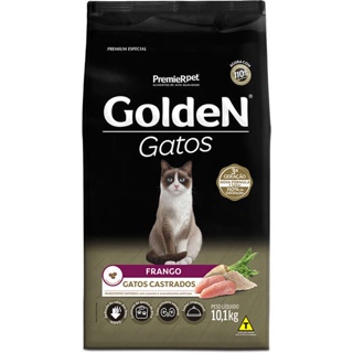 Ração Golden Gatos Castrados Frango 10,1kg em Oferta na Shopee
