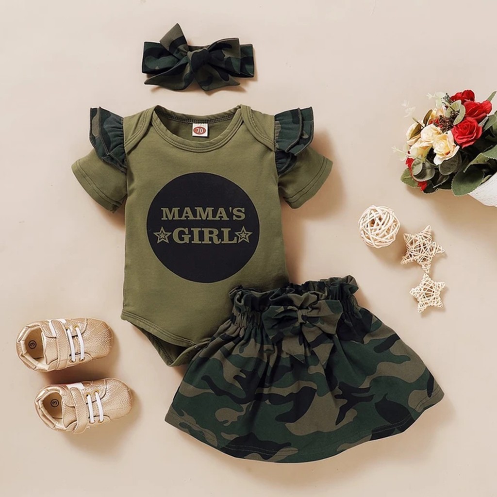 saia camuflada infantil