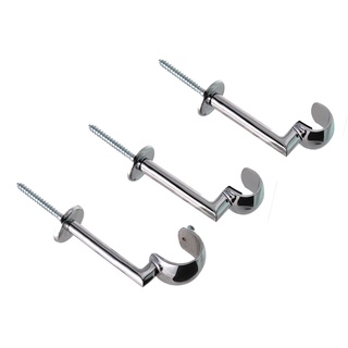 Kit Suportes Teto Simples 19mm Alumínio  (três Peças)