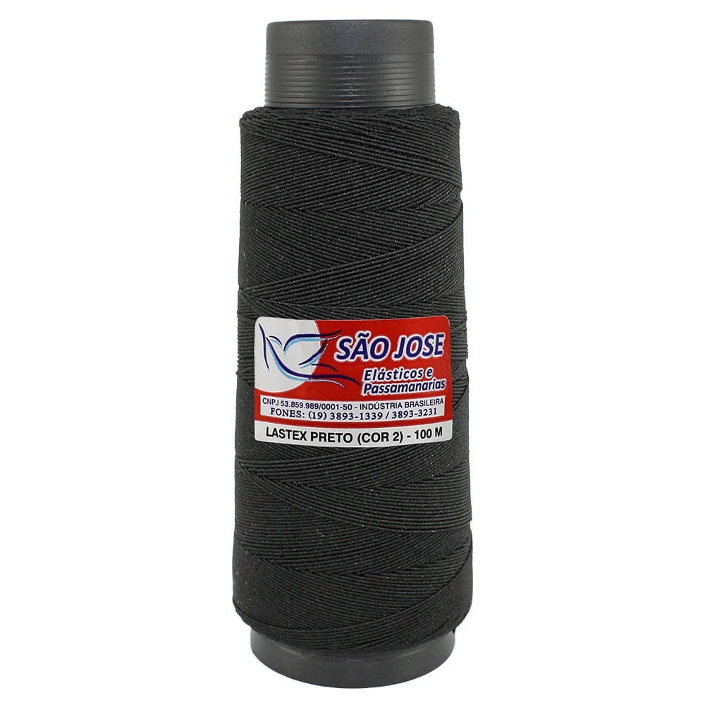 Lastex Médio 100 Metros (Preto) – Ideal para Tranças e Box Braids em Oferta na Shopee