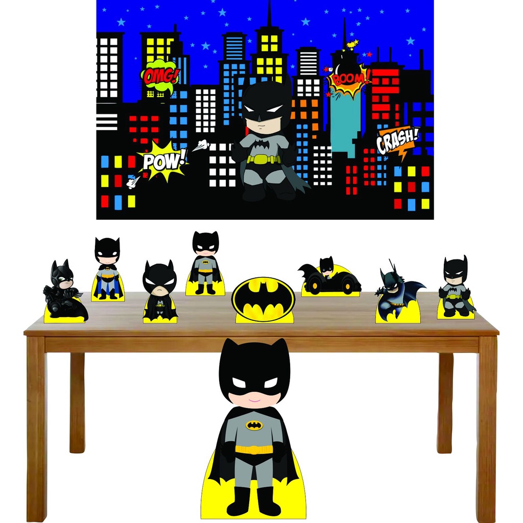 Kit Totens Display BATIMA EROI CUTE - Display para mesa e chão + Painel
