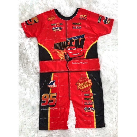 Fantasias Temática Carros McQueen Infantil Masculina Heróis Barato Menino Promoção
