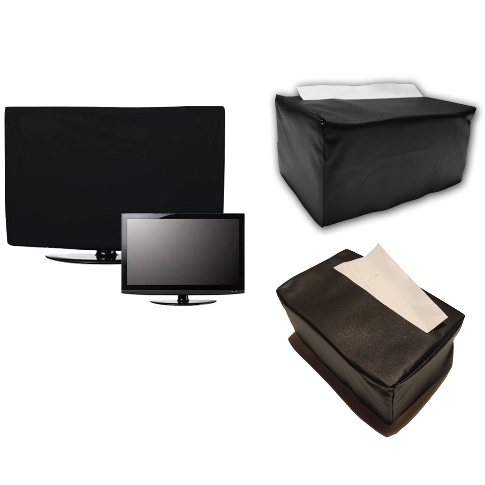 Kit 2 Capas Monitor 20 e Impressora C/Bolso Papel A4 Bematech MP2800 Impermeável