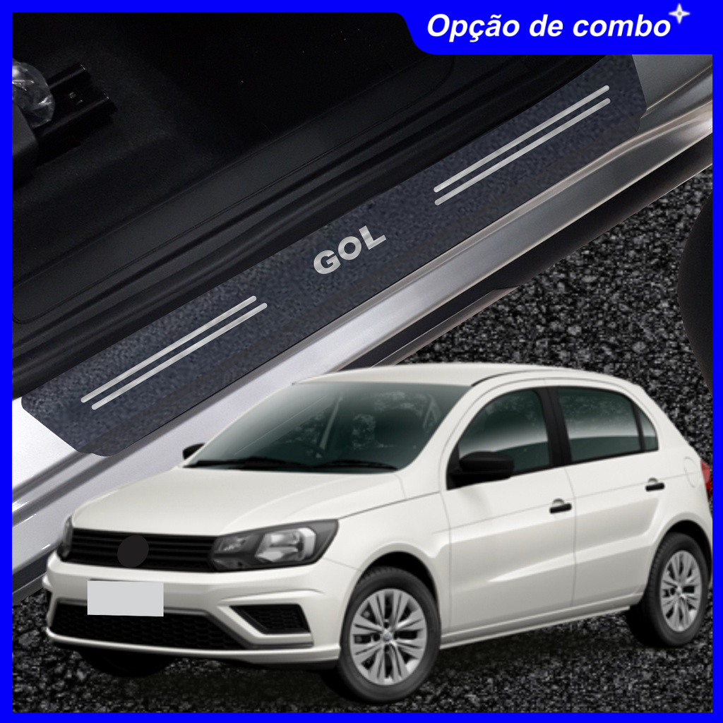 Soleira Volkswagen Vw Gol, GV, GVI, GVII Kit 8 peças em Oferta na Shopee