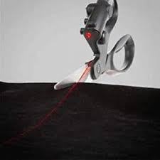 Tesoura Com Guia Mira Laser Corte Preciso Costura Patchwork