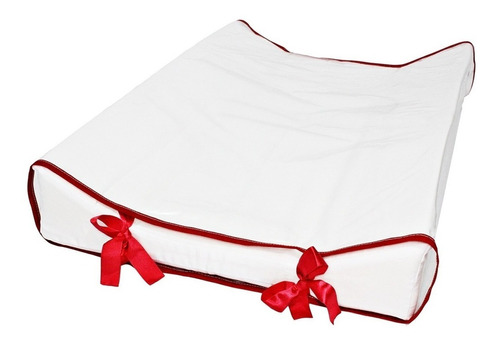 Trocador Americano Branco Com Vermelho Bebê Enxovais