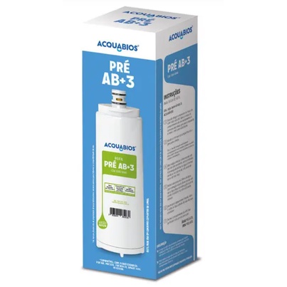 Refil Acquabios Ab+3 Compatível IBBL: PDF100, PDF300, PDF300-2T, Smart H2O, PFN2000.