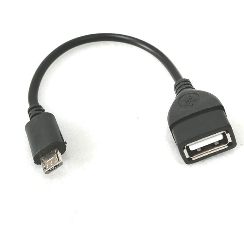 Cabo OTG USB V8-Para Dispositivo com Entrada USB Conecta Pendrive, Teclado USB | Conecta Pendrive, Teclado e mouse.