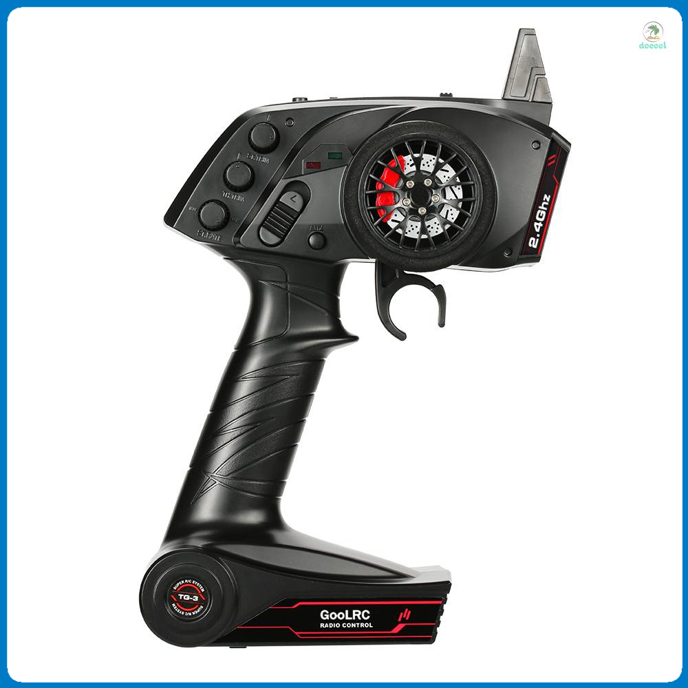 Transmissor Original GoolRC TG3 2.4GHz 3CH Rádio Digital Controle