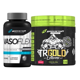 Arginina 100% Pura Vasoflex + TRGold 100g Bodyaction