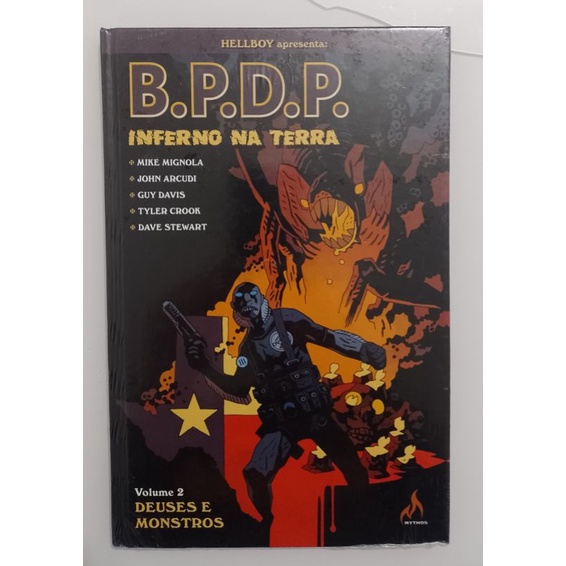 HQ hellboy b.p.d.p. inferno na terra vol 02 novo