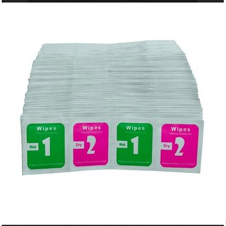 Kit Com 4000-2000-1000 Sachês Limpeza Pano Paninho Para Aplicação Películas De Vidro Limpeza De Tela Flanela em Oferta na Shopee