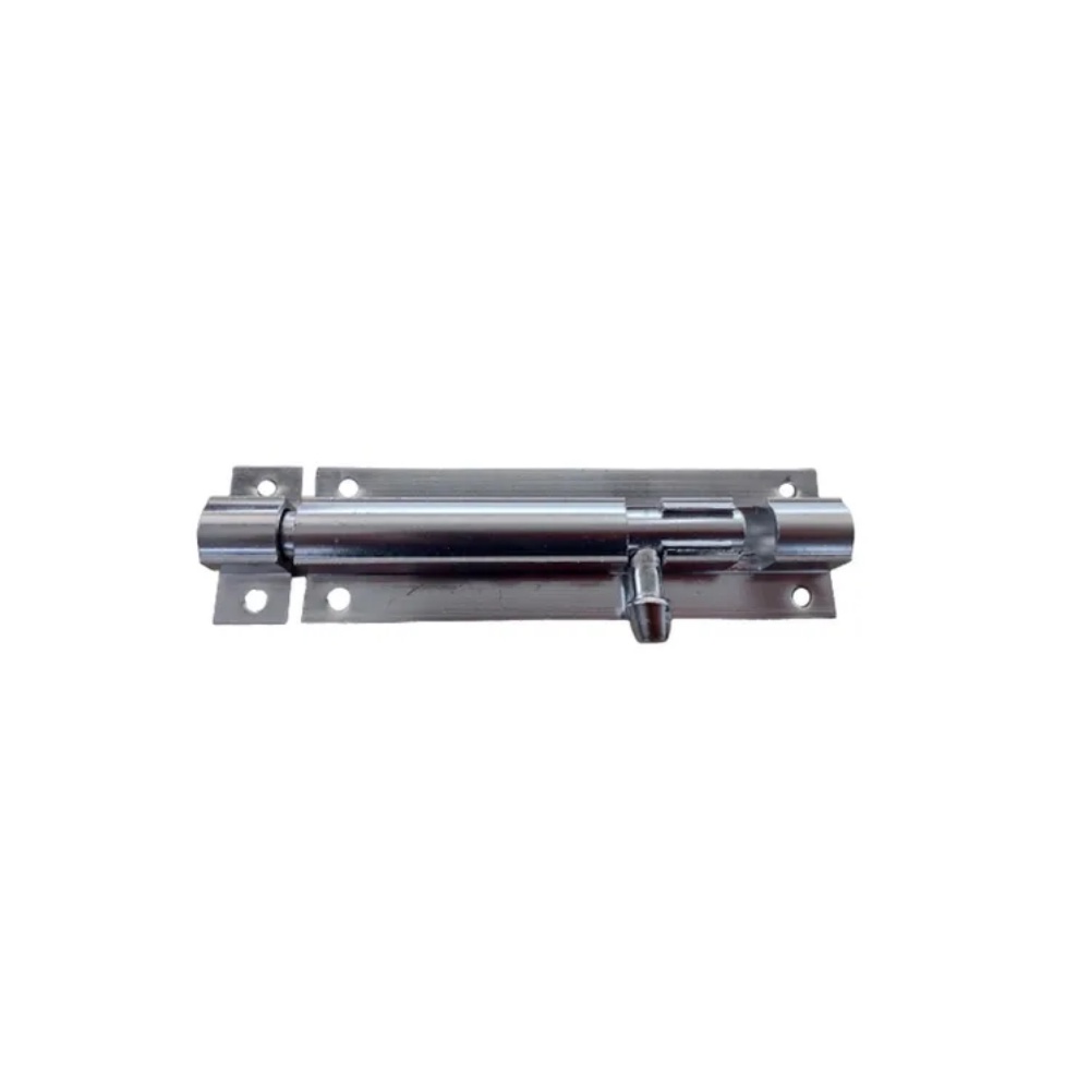 TRINCO FECHO FERROLHO 4 POL 100MM PORTA PORTAO ALUMINIO BRILHANTE