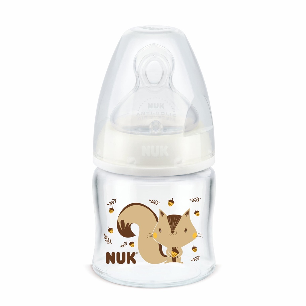 Imagem Mamadeira Recém Nascidos First Choice Esquilo 90ml - Nuk