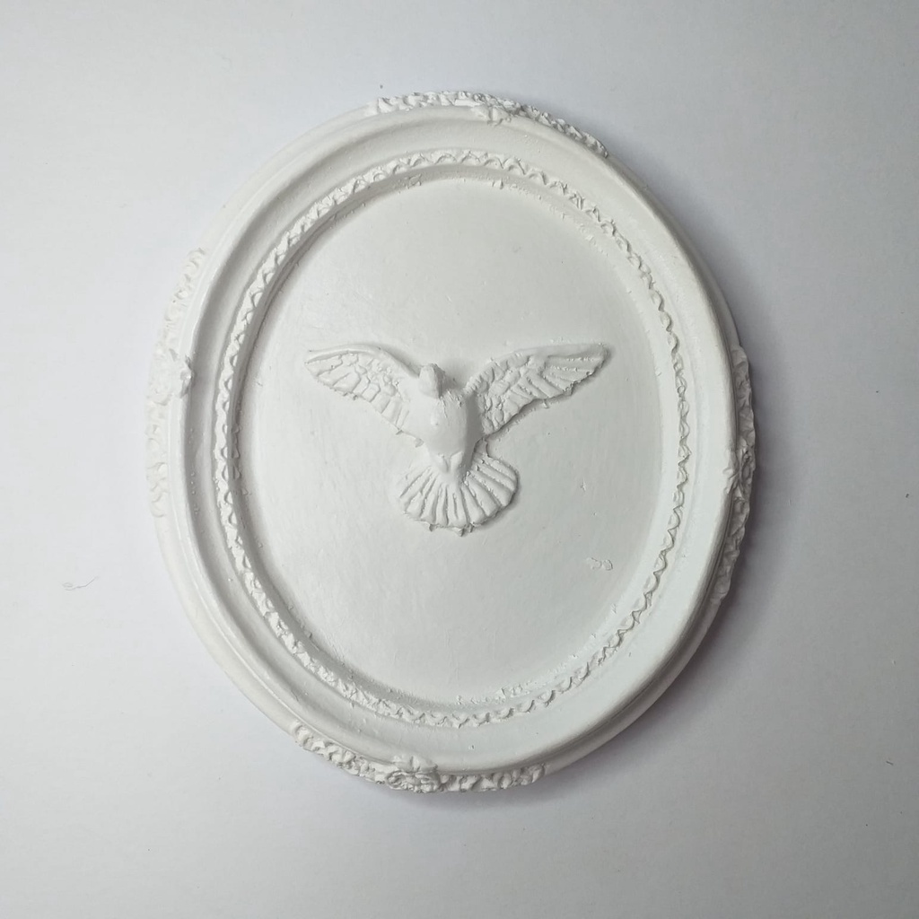 Mini Moldura com Divino em Resina