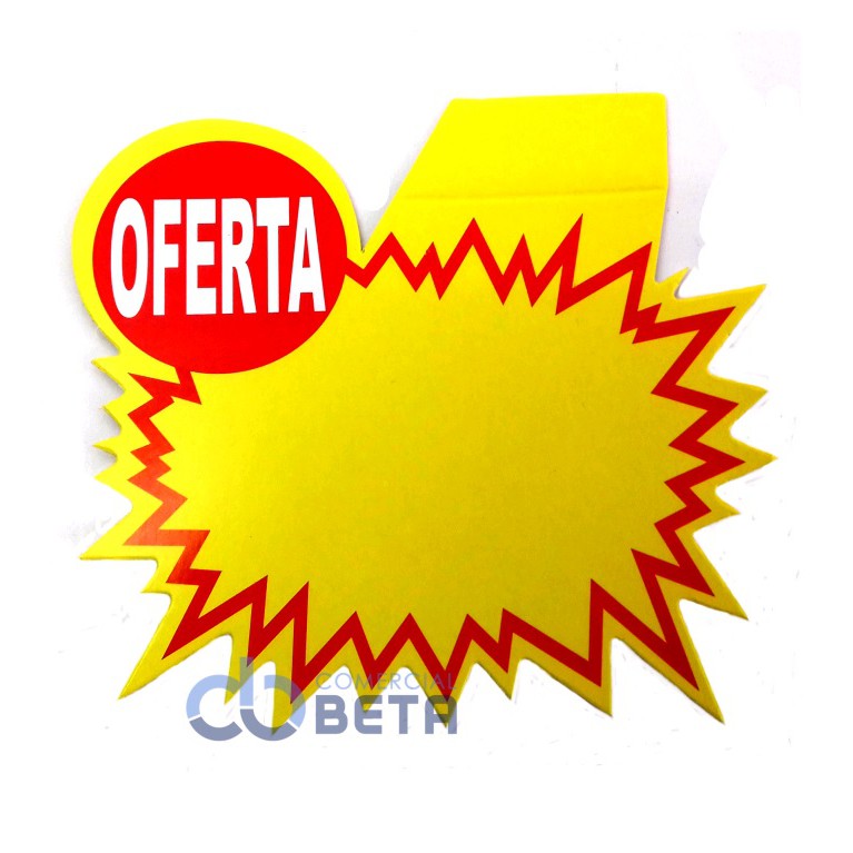 Cartaz  De Oferta Promocional - Splash  23 X 23 - Pacote Com 100 Unidades em Oferta na Shopee