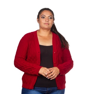 Cardigan Casaco Blusa De Frio Trico La Feminina G GG Qualidade Tricot Moda Inverno